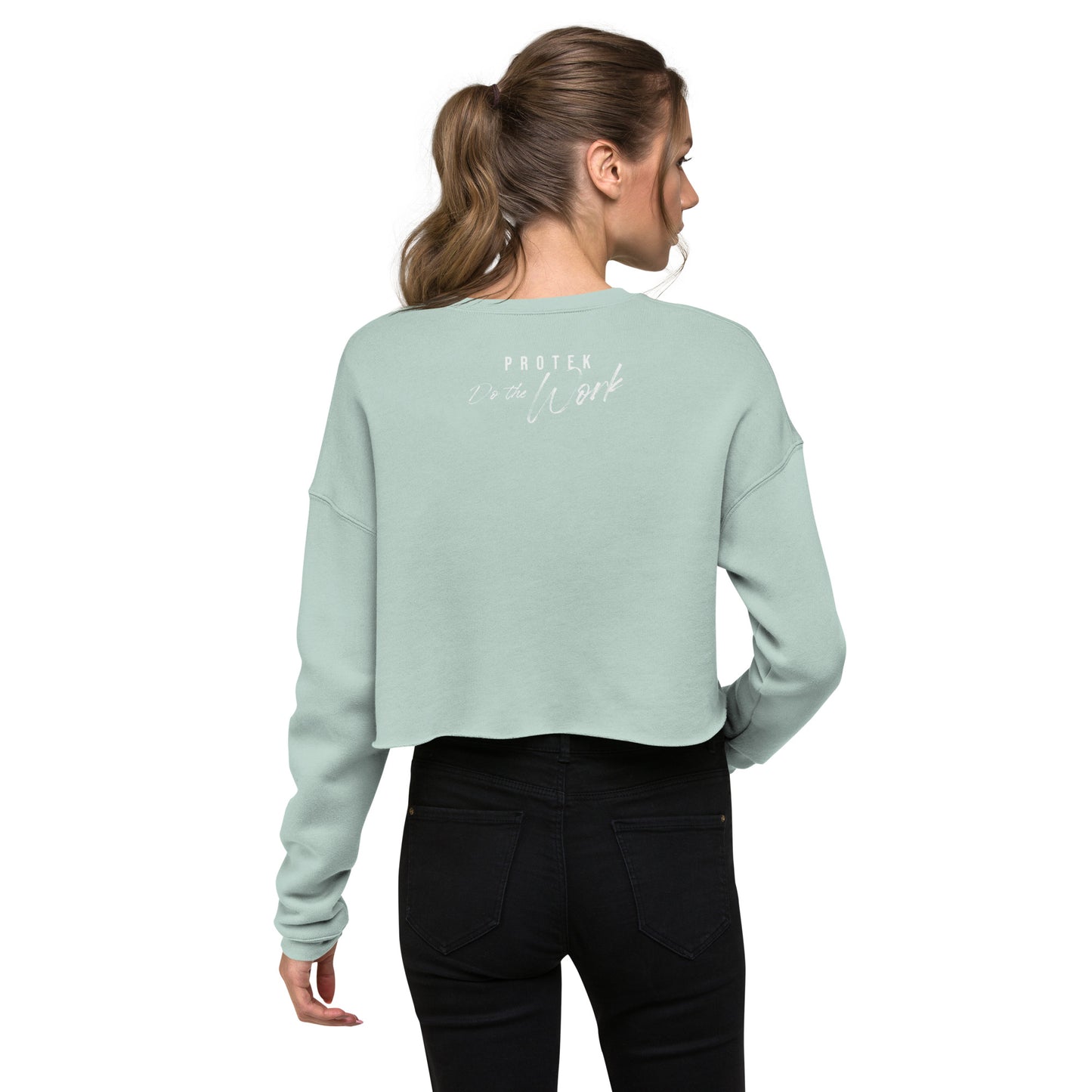 Do the work Crop Sweatshirt