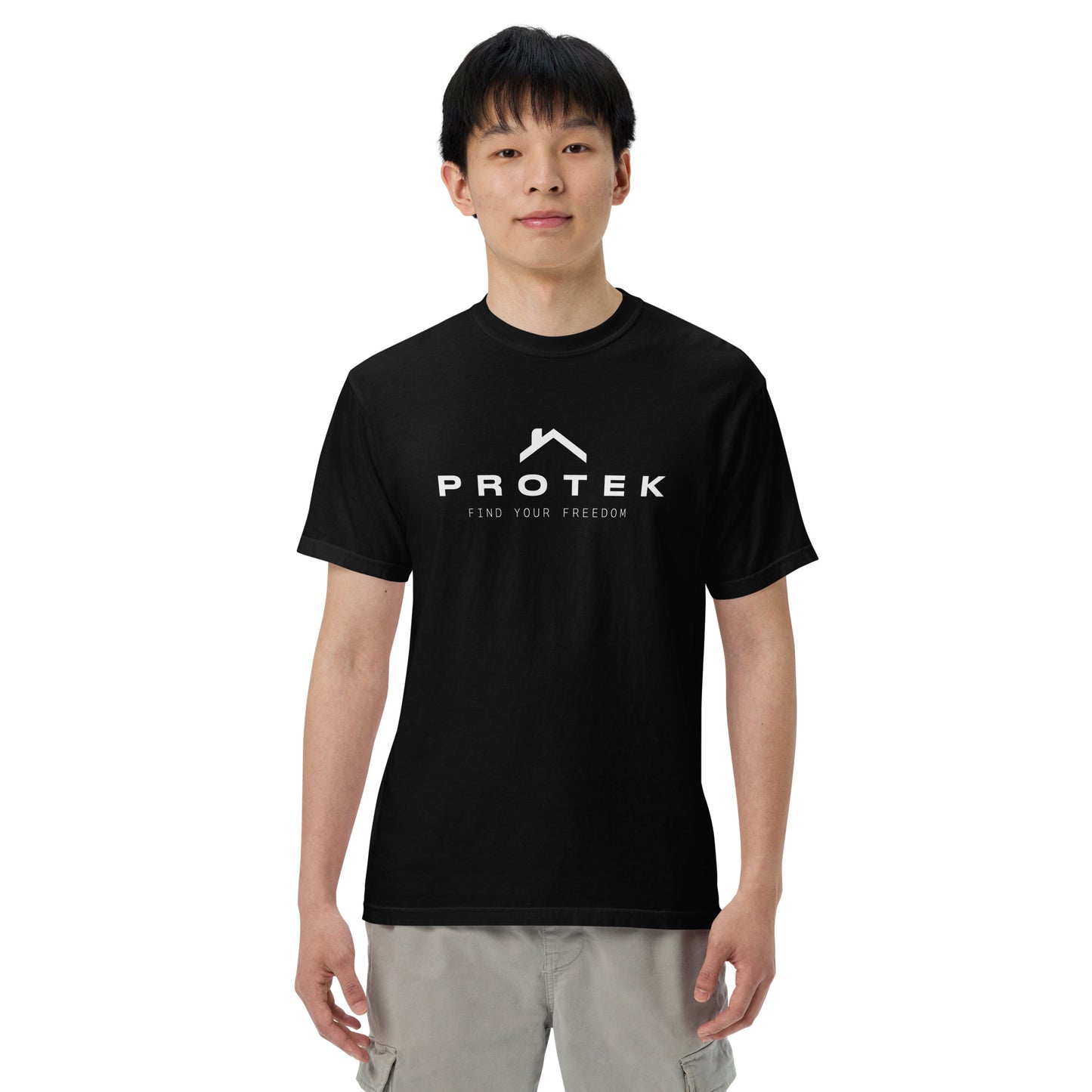 Protek Men’s garment-dyed heavyweight t-shirt